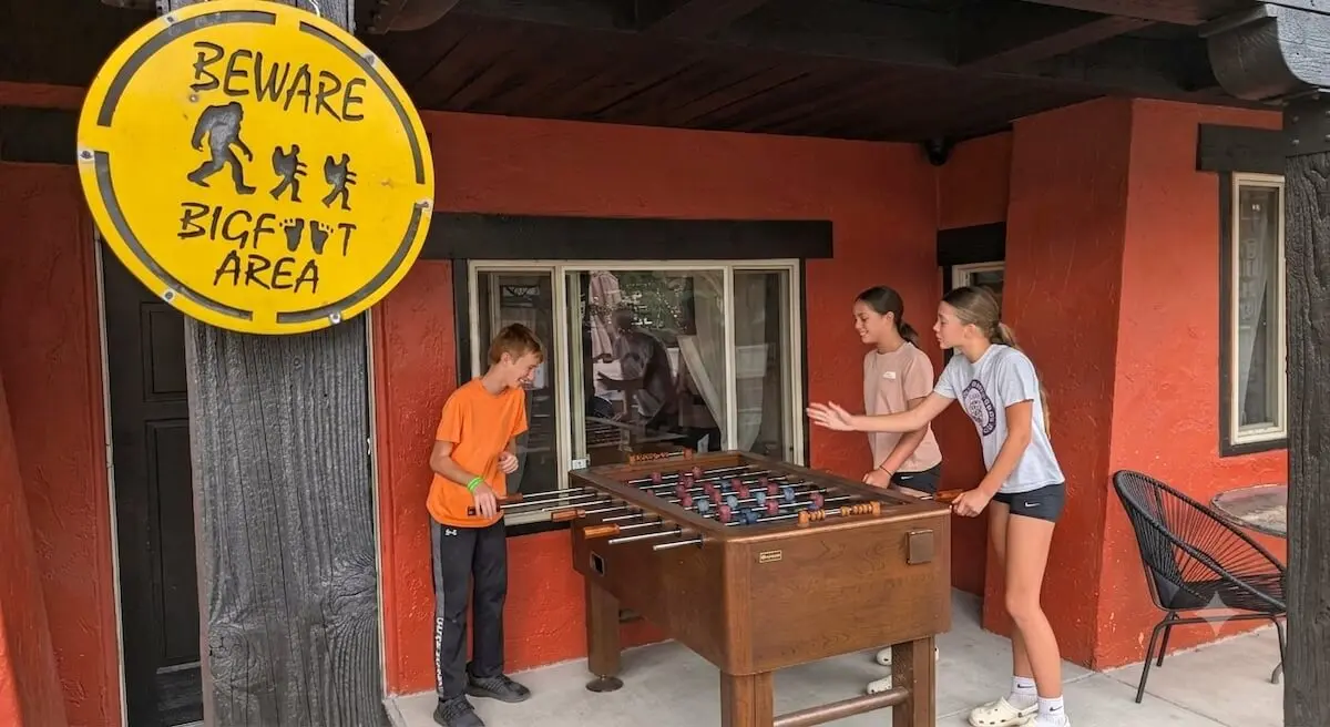 Foosball at Mountain Oasis