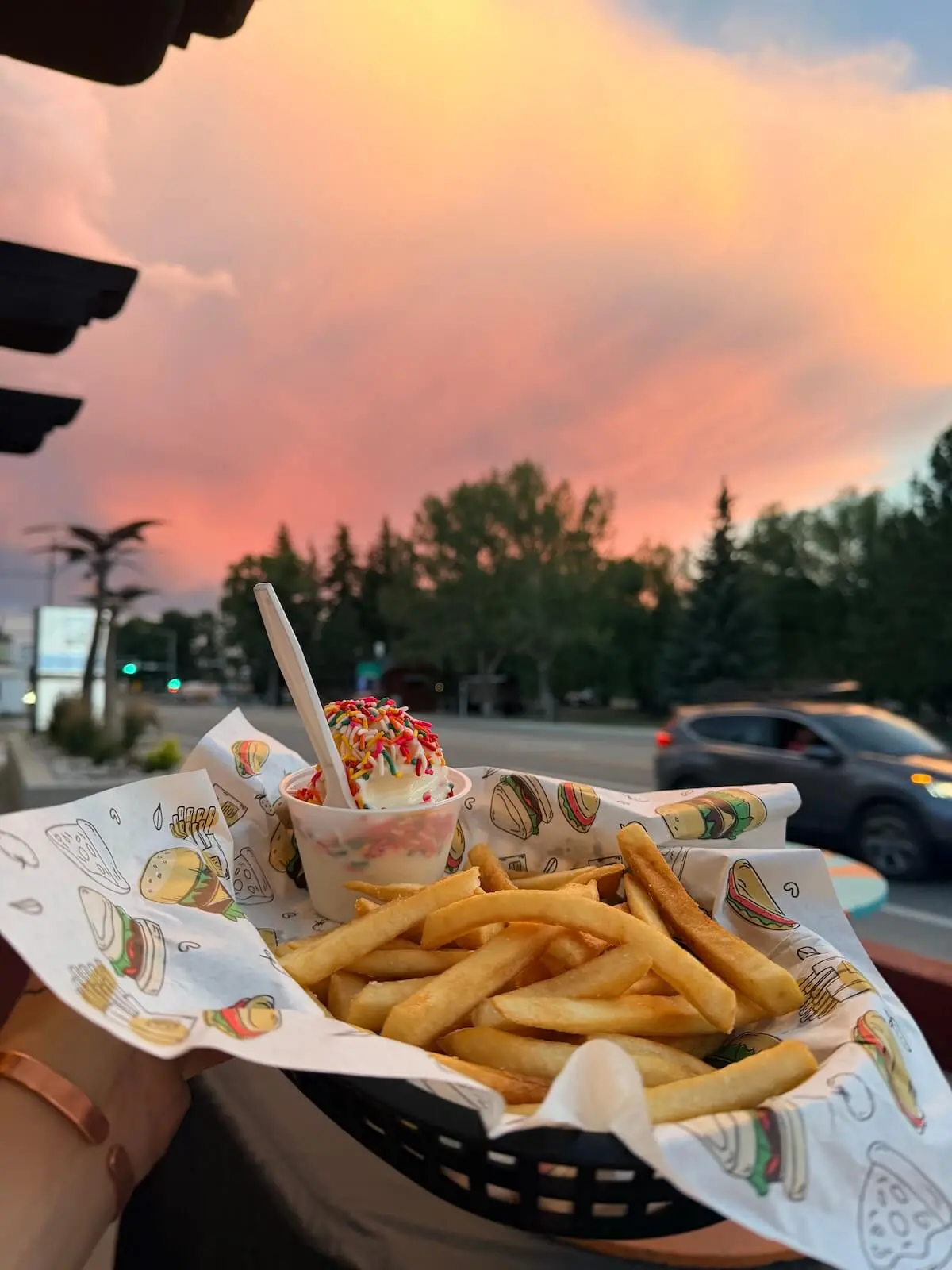 Sunset view from Mountain Oasis